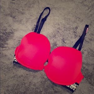 Pink Victoria Secret Push Up Bra